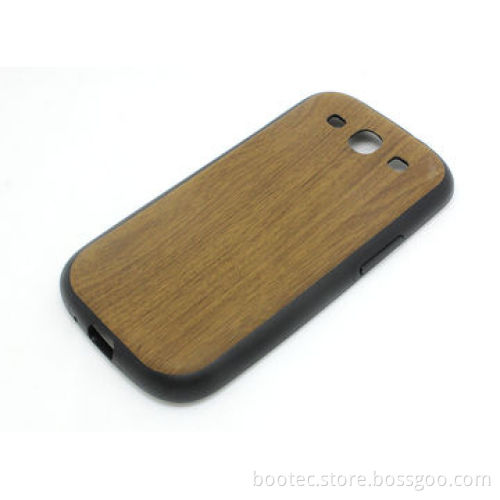New Wooden PU Leather-coated and TPU Case for Samsung S3/9300, Various Colors, Patterns Available